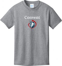 CONVENT - Port & Company - Youth Core Cotton Tee, Athletic Heather